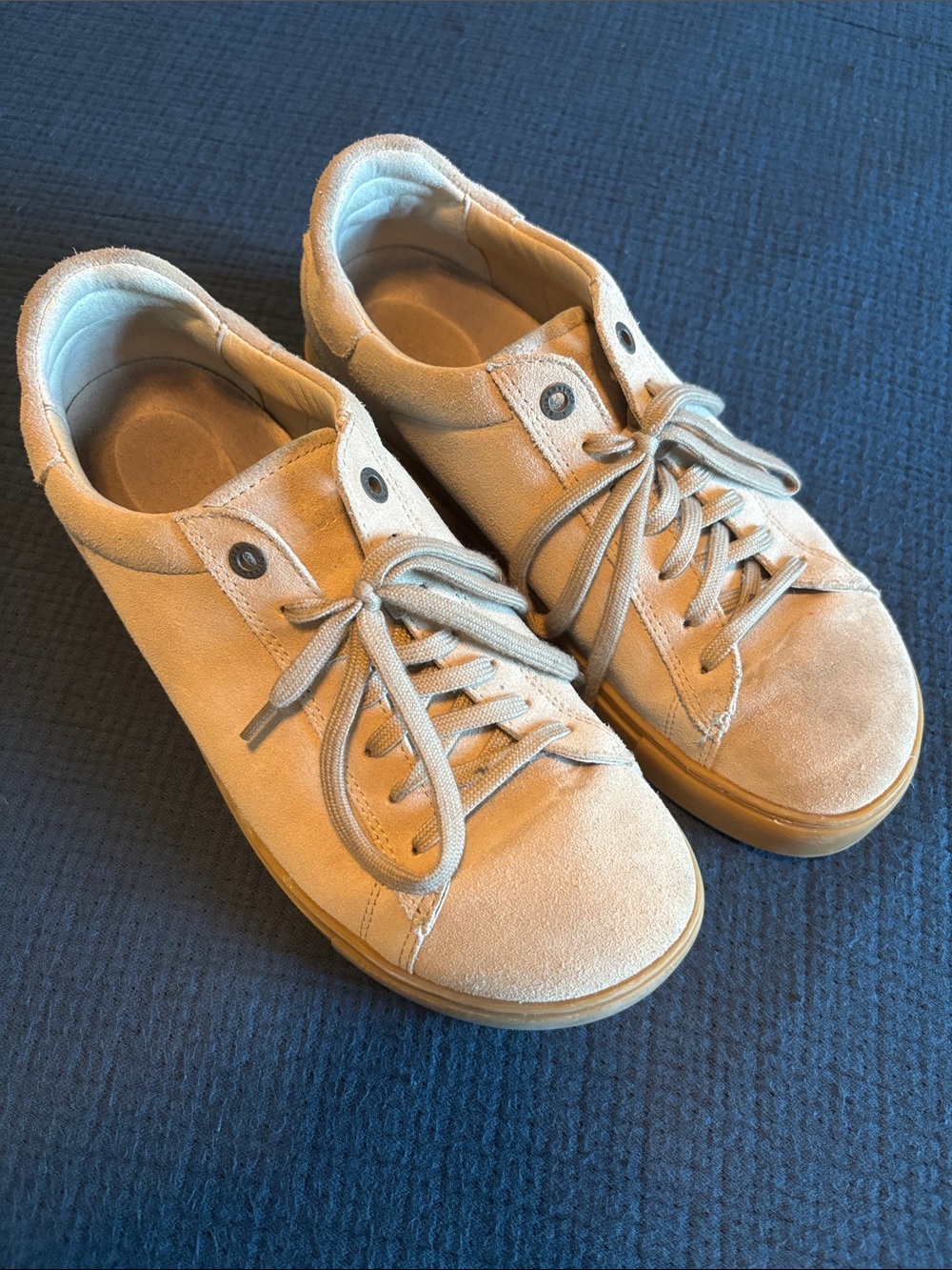 Birkenstock Brown Suede Sneakers